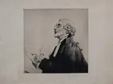 Salomon van Abbé, Courtroom Scene, monochrome etching