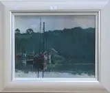 Paul Banning, Still Morning, (Gweek), Cornwall, oil on canvas