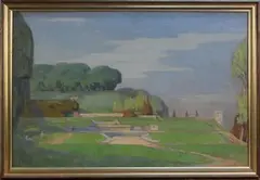 John Mansfield Crealock, St Cloud' (View of the Garden), 1920, oil on canvas