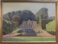 John Mansfield Crealock, La Cascade, St Cloud, 1921, oil on canvas