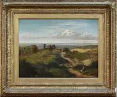 Horace Walter Gilbert, A Summer Morning in the Weald of Kent, oil on canvas