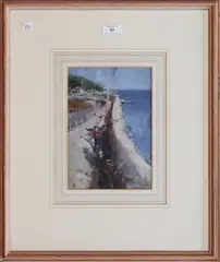 Young Fisherman by Tom Coates, oil on board, sold Sep 2013