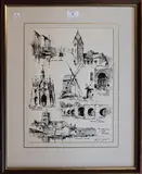 Edward Wesson, Pen Drawings in West Sussex