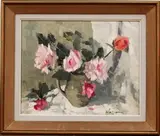 Edward Wesson, Roses' (Still Life Study of Roses in a Jug)