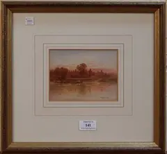 Frederick E. J. Goff, Hampton Court, watercolour with touches of gouache