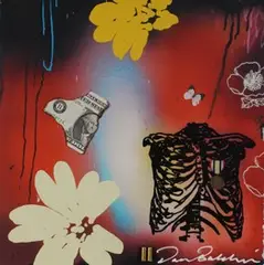 Dan Baldwin, Apocalypse Wow Triptych, colour screen print with hand finishing on three sheets
