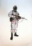 Antony Micallef, Peace Keeper, colour screen print