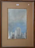 Gottfried Salzmann, View of the New York Skyline