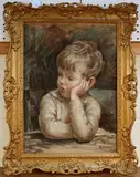 James Ardern Grant, Head and Shoulders Portrait of Ian Grant, 1910, pastel