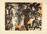 Ceri Richards, Costers Dancing, colour lithograph
