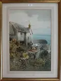 Alfred Leyman, Clovelly, watercolour