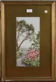 Ella Du Cane, 92, Quinta Vigia, Madeira, watercolour over pencil traces