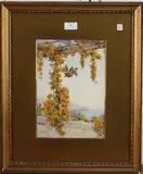 Ella Du Cane, 91, Bignonia Pergola, watercolour over pencil traces