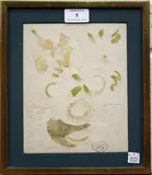 Alma Thomas, Still Life Study of Flowers in a Vase, watercolour and ink