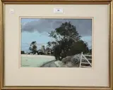 Peter Newcombe, Everdon, Northants, watercolour