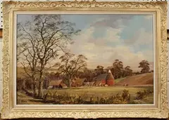 William Howells, Near Chiddingstone, Kent, oil on canvas