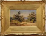Robert Gallon, Limpsfield Common, oil on panel