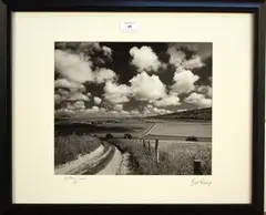 Bill Philip, Long Furlong, Sussex, black and white photograph