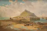 Charles Brooke Branwhite, St Michael's Mount, Cornwall, 1881, oil on canvas