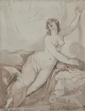 Thomas Rowlandson, Lucretia, after Andrea del Sarto