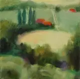 Andy Waite, Looking Down from Chanctonbury, 2005, oil on canvas