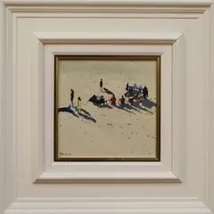 Looking Down on to Ballybunion Beach by John Morris, 2012, oil on board, sold Sep 2012