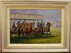 Graham Isom, At the Gates, Bath 2002, oil on canvas