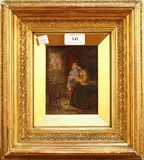 Frederick Daniel Hardy, The Love Letter, oil on panel