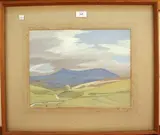 Howard Somervell, In the Highlands, 1958, watercolour and gouache