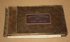 John Leech, Original Pencillings, an album containing eleven mounted pencil sketches