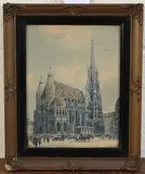 Paul Kaspar, View of St Stephen's Cathedral, Vienna, 1927, watercolour and ink heightened with gouache