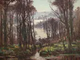 Garstin Cox, Morning: Garrick Roads, Falmouth, oil on canvas