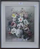 Jack Carter, Still Life Study of Spring Flowers in a Vase