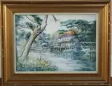 Robert William Arthur Rouse, Juinisa near Tokyo, watercolour