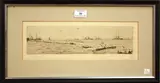 William Lionel Wyllie, The German High Seas Fleet, Caged at Scapa Flow