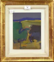 John Miller, Late Summer - Penwith, watercolour and gouache
