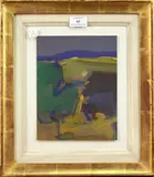 John Miller, Late Summer - Penwith, watercolour and gouache