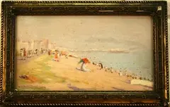 Arthur Herbert Buckland, Brighton from Hove, oil on board