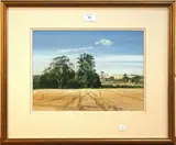 Peter Newcombe, Bright Morning Blisworth, 1987, watercolour and gouache