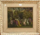 Sir Francis Cook, Rockery Corner, Cornwall' (Garden Study), oil on panel