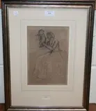 Edward Matthew Ward, Mother and Baby, pencil