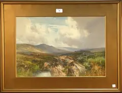 Frederick J. Widgery, Near Lydford, Dartmoor, 1939, watercolour and gouache