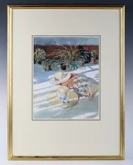 Lucy Willis, Summer Hats, 1988, watercolour