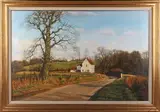 David Smith, Near Shalford, Essex, 1980, oil on canvas