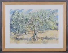 James Foot, Tree Study, watercolour