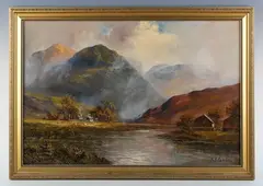 F. E. Jamieson, Loch Earnhead, Perthshire, oil on canvas