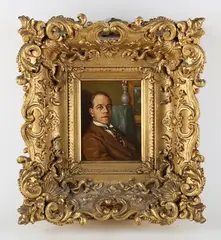 Bertram H. Cocks, Self Portrait, 1930, oil on panel