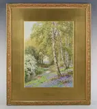Harold Sutton Palmer, Nature’s Gardens’ (A Bluebell Wood), watercolour