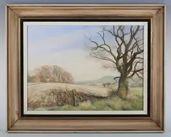 Michael Morris, Road to Glynde, oil on canvas