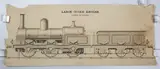 James Stead Crosland, Large Goods Engine, Parnassus, R. Peacock Esq Engineer, 1856, monochrome ink with wash